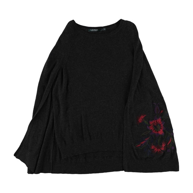 Ralph Lauren Chandail Châle pour Femmes en Mélange de Laine Mavinia, Gris, Grand