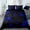 Blue, variant on HOARBOEG 3-Piece Duvet Cover Set - Queen Size Bedding Set with 2 Pillowcases, Soft Breathable Microfiber, Easy Care, Wrinkle Resistant, Modern Bedroom Decor