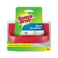 thumbnail image 3 of Scotch-Brite Bath Scrubber with Handle Removes Soap Scum Water Spots Red, 12-Pack, 3 of 5