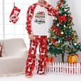 thumbnail image 2 of Penkiiy Family Christmas Pajamas Matching Sets 2024 Cute Couples Pjs Long Sleeve Holiday Jammies Xmas Loungewear Sleevewear XL Multicolor, 2 of 5