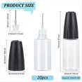 thumbnail image 3 of Aplicadoras con Punta de PrecisióN de 20 Piezas, Botella de Aguja Dispensadora de 10 Ml/0,34 Oz, Botella de Pegamento VacíA PET con Tapa de Sellado, 3 of 6
