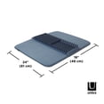 thumbnail image 2 of Umbra Udry Dish Drying Rack And Microfiber Dish Drying Mat - Space-Saving Lightweight Design Folds Up For Easy Storage, 24 X 18 Inches, 2 of 10