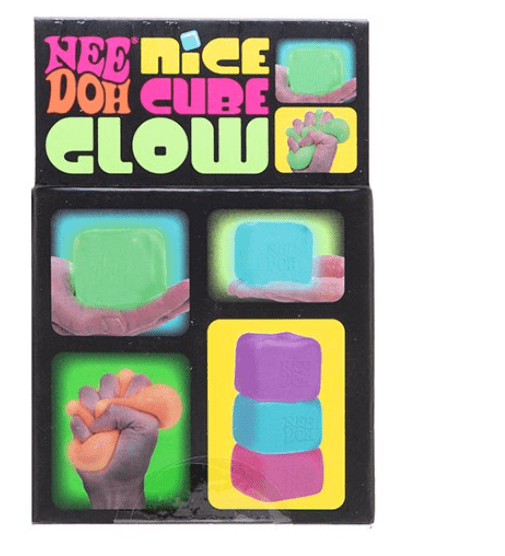 Nee Doh Nice Cube Glow, 1 random color