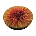 thumbnail image 6 of Uemuo Orange Dalia Pattern Round Bar Stool Seat Covers Washable Stool Cushion Slipcover Elastic Bar Chair Covers-14 inch, 6 of 7