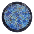 thumbnail image 1 of Tea Cup Tray, Decorative Tea Serving Tray Portable Alloy Complex Pattern Durable Lightweight  For Porch Blue,Black,Green, 1 of 8
