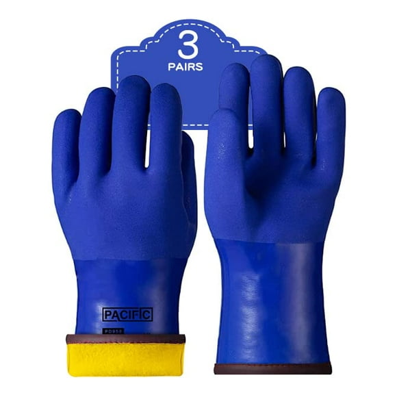 Guantes para congelador con aislamiento térmico PACIFIC PPE XL, color azul