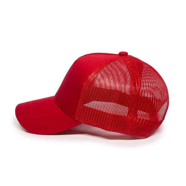 Outdoor Cap GL-415 Mid to Low Profile with Mesh Back-Red - Walmart