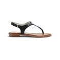 thumbnail image 2 of MICHAEL Michael Kors Women's Leather MK Plate T-Strap Thong Sandals, 2 of 3