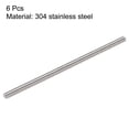 thumbnail image 2 of Unique Bargains M5 x 120mm Fully Threaded Rod 307 Stainless Steel Right Hand Threads 6 Pack, 2 of 4