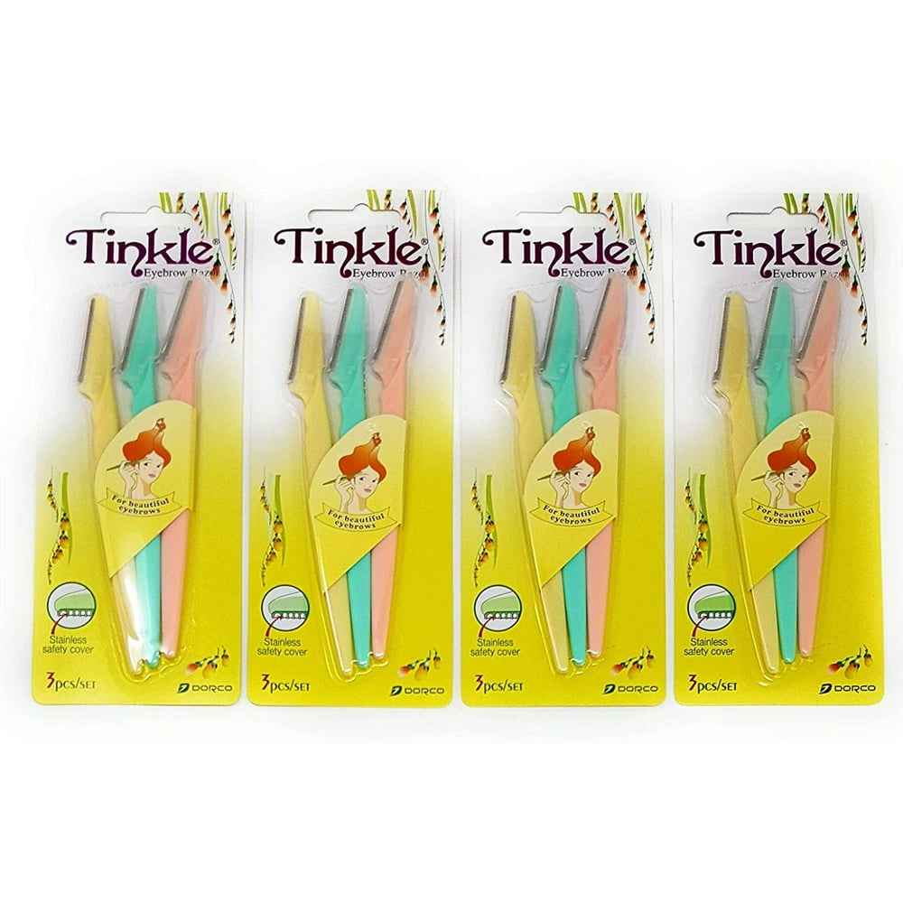 Eyebrow Razor 12 Pieces, Tinkle eyebrow razor By Tinkle