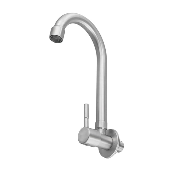 Rotation Stainless Steel Wall Mounted Kitchen Sink Water Tap Single Cold
