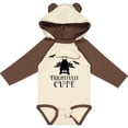thumbnail image 3 of Inktastic Halloween Bat Frightfully Cute Holiday Boys or Girls Long Sleeve Baby Bodysuit, 3 of 5