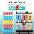 thumbnail image 4 of Ecojoy 45L 3-Tank Margarita slushy Machine with LED Light,with Self-cleaning Mode, 4 of 7