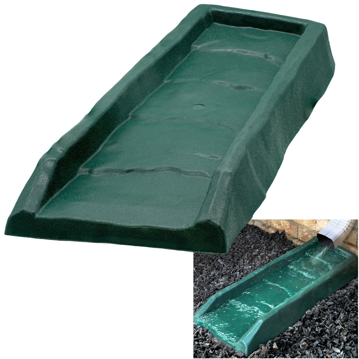 Buy 4Pack Downspout Splash Block Rain Gutter Extender Decorative Stone