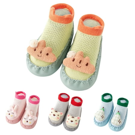 

Cathalem Bunny Slippers Spring And Summer Children Toddler Shoes Flat Bottom Lightweight Hollow Mesh Baby Boy Slippers Green 6 Months