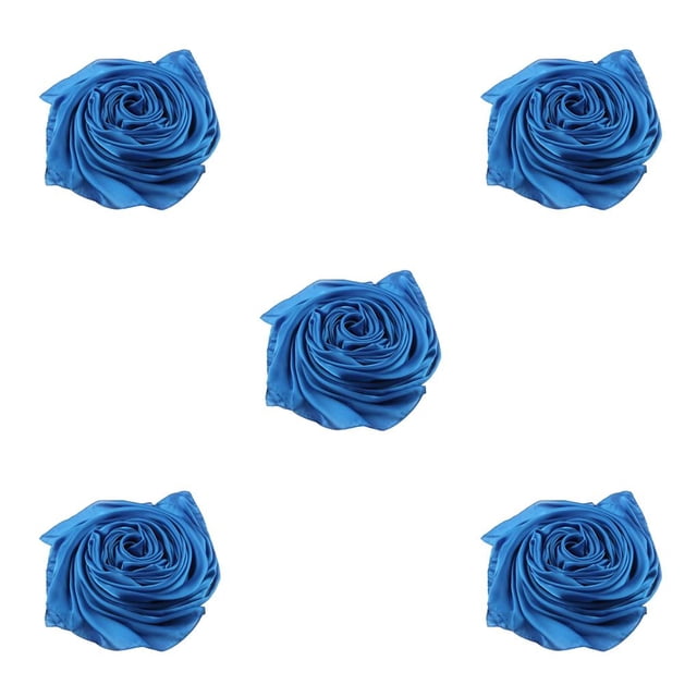 Bufanda de mujer Sonducket estilo simple Bloqueador solar de seda color azul real