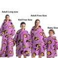 thumbnail image 1 of Manta de franela con mangas Sudadera de invierno Jersey polar Tiburón gigante Manta usable Sudadera con capucha para adultos Niños Bebés, 1 of 6