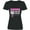 AB-Black, variant on Inktastic Breast Cancer Survivor 10 Years and Running with Pink Ribbon Women's V-Neck T-Shirt
