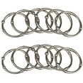 thumbnail image 5 of Utopia Alley Shower Hooks - Shower Curtain Rings for Bathroom - Rust Proof Shower Curtain Hooks for Shower Curtain or Liner - Set of 12, Brushed Nickel, 5 of 10