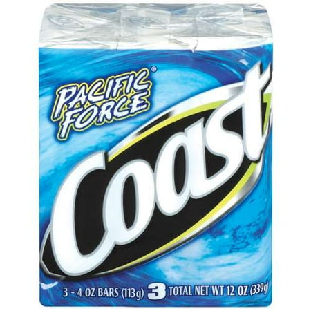 Coast: Pacific Force 4 Oz Soap, 3 ct