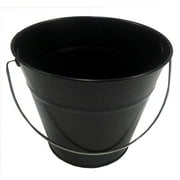 Way to Celebrate Black Medium Tin Pail with Handle, 1 Count, Party Favors