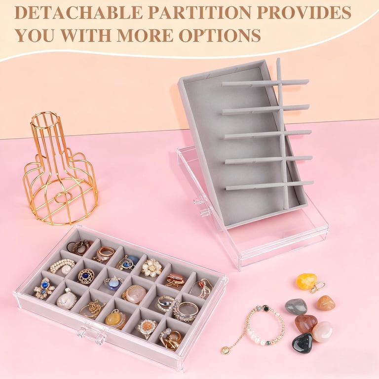 Giphtpoet Acrylic 5-Drawer Jewelry Organizer Box photo 5