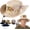 Khaki, variant on 250 Anniversary USA Bucket Hat 1776-2026 Patriotic Embroidered Wide Brim Sun Hat Vintage Adjustable 250th Anniversary Hat