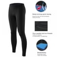 thumbnail image 6 of Xmarks Men's Compression Tights Running Pants Baselayer Legging White M, 6 of 9