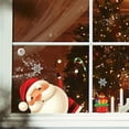 thumbnail image 4 of Pegatinas navideñas de doble cara para ventana de Navidad, pegatinas electrostáticas, se aferra en la pared, calcomanías navideñas para ventana, 4 of 4