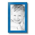 thumbnail image 2 of ArtToFrames 7" x 12" Bright Blue Picture Frame, 7x12 inch Blue Wood Poster Frame (WOM-4751), 2 of 8