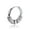 silver ball, variant on Ear Buckle Ear Pendant Hoop Earrings Piercing Ear Jewelry Men Earrings Gothic --silver ring-1pc