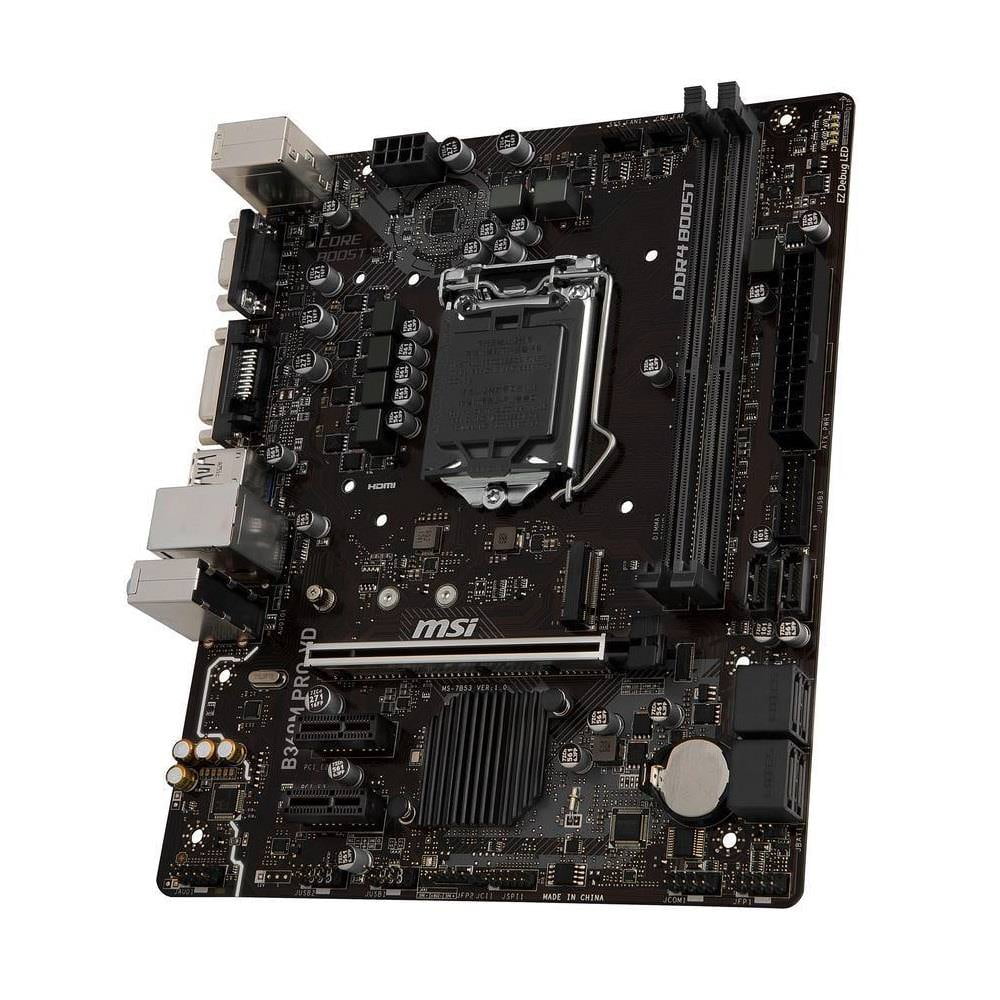 MSI Motherboard B360M PRO VD B360MPROVD Walmart