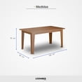 thumbnail image 2 of Mesa de Comedor Recife Café 160x80 cm Loomber, 2 of 7