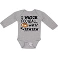 thumbnail image 3 of Inktastic I Watch Football with My Pawpaw Boys Long Sleeve Baby Bodysuit, 3 of 5