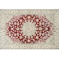 thumbnail image 1 of Ahgly Company Machine Washable Indoor Rectangle Traditional Rust Pink Area Rugs, 5' x 7', 1 of 7