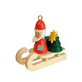 thumbnail image 1 of Christian icht Ornement - Père Noël sur Traîneau, 1 of 1