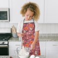 thumbnail image 4 of Halloween Happy Halloween Icons Kids Aprons for Girls and Boys,Adjustable Neck Strap Toddler Aprons for Kids Cooking Baking,23.6"x19", 4 of 7