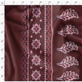 thumbnail image 4 of Soimoi Brown Fabric - By the Yard - 56 Inch Wide - Floral & Leaves Panel Material - Nature's Tapestry with Florals and Leaves in a Decorative Panel Printed Fabric, 4 of 6