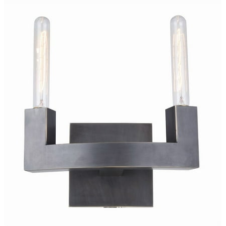 Elegant Lighting Corsica 2 Light Wall Sconce in Bronze