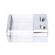 thumbnail image 5 of 2 x 40ml Doble Jabón de montaje en pared Champú Dispensador de gel de ducha Botella de loción de espuma líquida, Mate seitruly TO0940-02B, 5 of 6