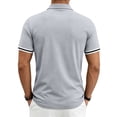 thumbnail image 6 of Guluxicc Men's Henley T Shirts Button Classic Fit Short Sleeve Everyday Wear Shirts Summer Casual Outfits, 6 of 8