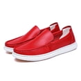 thumbnail image 3 of Men's Casual Loafers Slip On Leather Shoes Comfortable Lightweight Driving Shoes Male Moccasins Classic Penny Loafer Flats Boat Shoes Outdoor Walking Shoes, 3 of 18