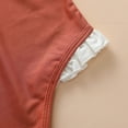 thumbnail image 5 of ZHUASHUM Toddler Summer Sleeveless Girls Fashion Ruffles Swimwear Swimsuit Bikini For Children Clothes Red,Size:3-4 Years, 5 of 6