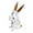 K, variant on Clearance! Nomeni Desk Decor Glass Bunny Ornaments Creative Birthday Gift Crystal Glass Animal Table Top Decoration Bedroom Decoration Home Decor I