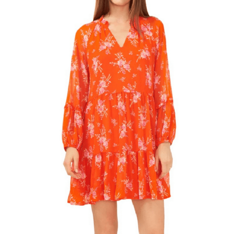 Vince camuto 2025 orange dress
