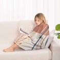 thumbnail image 4 of Orange Boho Abstract and Plant Pattern Blanket Hoodies for Kids 6-13YR Oversize Wearable Blanket Hoodies for Boys Girls Teens, 4 of 7