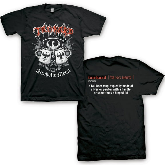 Tankard Alcoholic Metal T-Shirt-Medium