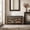 Black, variant on Usaint 44.3" Entryway Shoe Storage Bench with Cushion, Hidden Storage and 2-Tier Shelf, Solid Wood Bedroom Bench for Entryway or Foot of Bed, Beige