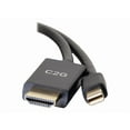 thumbnail image 4 of C2G 10ft Mini DisplayPort to HDMI Cable - Mini DP to HDMI Adapter - DisplayPort 1.2a HDMI 1.4b - 4K 30Hz - M/M - Adapter cable - Mini DisplayPort male to HDMI male - 10 ft - black - passive, 4K support, 4 of 4