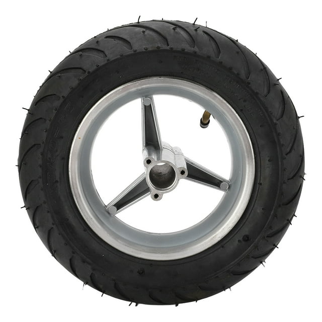 Neumático Trasero De Patinete Eléctrico Inflado De Goma, Ruedas De Patinete Eléctrico, Neumático De Repuesto con Cubo De Rueda De Aleación De Aluminio 110 50 6,5